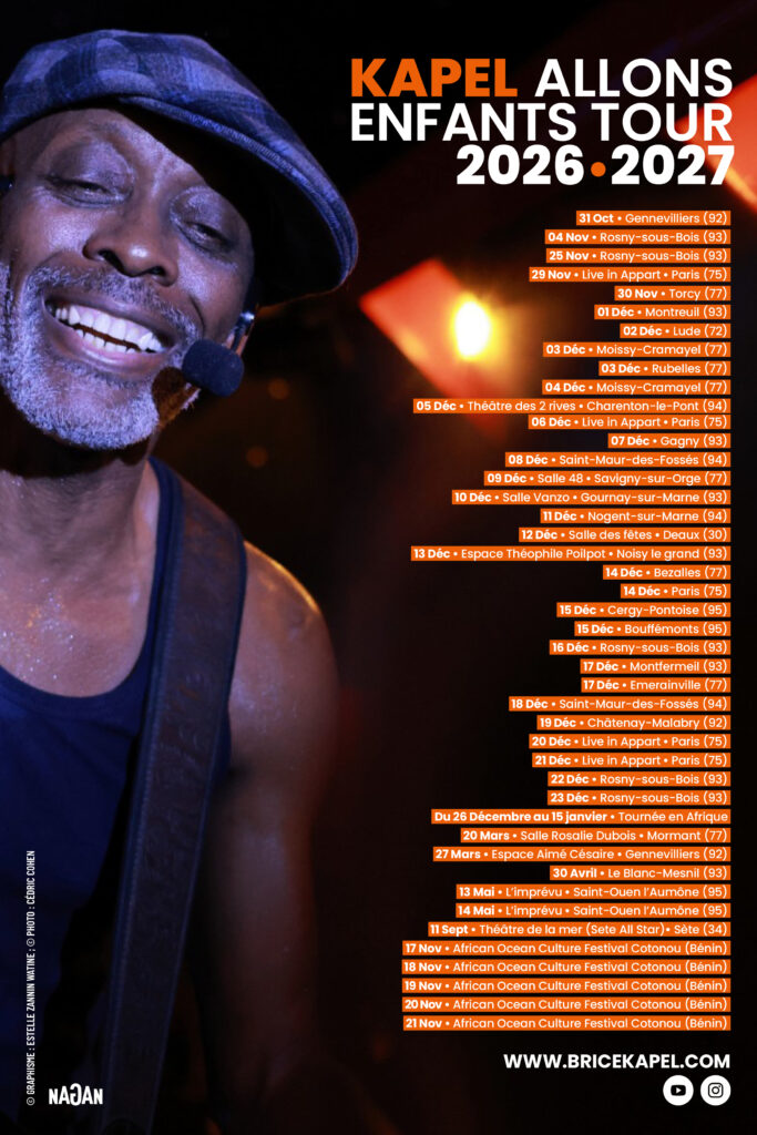 Affiche Kapel Allons Enfants Tour 2026 2027 maq3